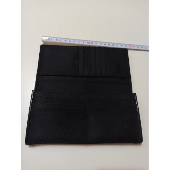 Vintage/Pre-Owned Giorgio Armani Parfums Long Black Wallet - Picture 3 of 8